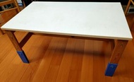 Ikea絕版可調節高度升降式白色木家居桌子/茶几/學習桌/遊戲桌