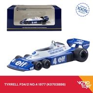 Kyosho 1 Tyrrell P34/2 No.4 1977 (K07038B6)