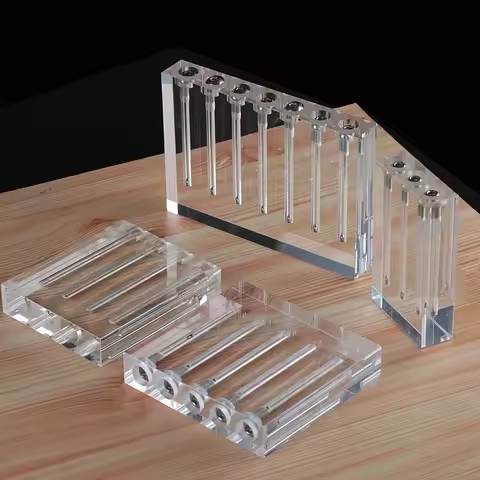 Automobile Oil Quality Comparator Acrylic Comparer Transmission Oil Viscosity Tester Demo Stand Test