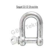 Galvanized D Seal 6MM - 16MM Galvanized D Shackle/ 6MM - 16MM