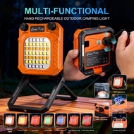 Outdoor camping light hand cranked charging folding multifunctional portable emergency Type-C chargi