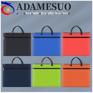 ADAMESUO A3 Portable File Bag, Oxford Cloth Zipper A3 File Bag, A3 Drawing Painting Storage File Org