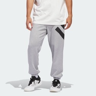 adidas บาสเกตบอล กางเกงขายาวผ้าฟลีซ Anthony Edwards Foundation ผู้ชาย สีเทา JC7848