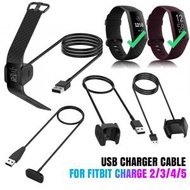 屯京 - [適用Fitbit charge4/charge3][黑色][1米] 充電器 手環充電線 附晶片保護充電線 [平行進口]