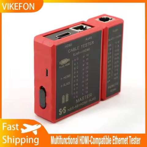 HDMI-Compatible Tester RJ45 Network Cable Tester port test,Ethernet Tester Checker LAN Cable Detecto