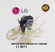 Motor fan kulkas LG 2 pintu + Baling / Fan Kipas LG