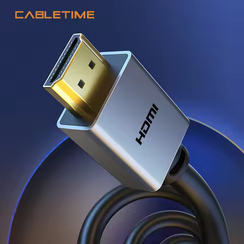 CABLETIME 4K HDMI 2.0 Cable High Speed 4K 60Hz for Xiaomi Mi Box PS4 PS5 TV Box PC Laptops Video Cab