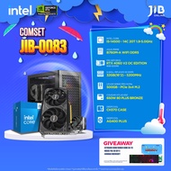COMPUTER SET JIB-0083 คอมประกอบ INTEL I5 14500 / RTX4060 8G / B760M / 32GB DDR5