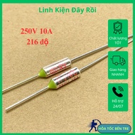 10pcs thermal fuse RY TF216 C RY216 250V 10A 216 degrees