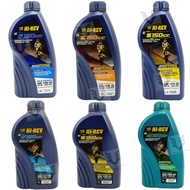 ORIGINAL HI REV F150CC/S150CC/M150CC ENGINE OIL 4T FULLY/SEMI 1L/1.2L MINYAK HITAM 10W50/15W50/10W40