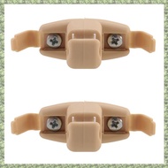(F Y Z E) 2X Beige Sun Visor Clip Holder Bracket 51168243575 For E46 3 Series 325 M3