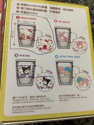 7-eleven Hello Kitty 有蓋雙層玻璃杯