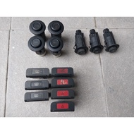 Honda Integra DC2 DB8 dashboard switch suis defrost hazard TCS dimmer foglight