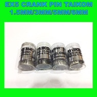 EX5 CRANK PIN TAIKOM  1.5MM 3MM 5MM 6MM JET ROD JET PIN WAVE 125 TKM JET PIN EX5 HP DREAM WAVE 100 J