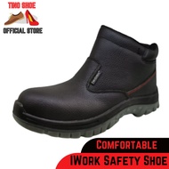 iWORK Safety Boot Mid-Cut Side Zip (W97-9710) Black