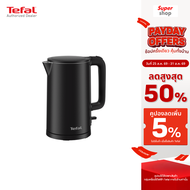 Tefal กาต้มน้ำไฟฟ้า Thermo Protect ความจุ 1.5 ลิตร รุ่น KO1408E0-A Black
