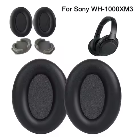 Replacement Ear Pads for Sony WH1000X WH1000XM2 WH 1000XM3 WH1000XM4 WH1000XM5 Headphone Memory Foam