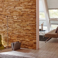 Wood Panel - Teak Wall Panel - Teak Wood Wall Decoration - Wood Wall panel - Wall parquet - wooden W