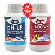 250ml Neon pH-Up pH-Down pH Increase Decrease Buffer Up Down Solution For Fresh & Saltwater Aquarium