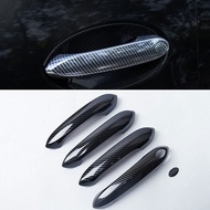 ABS Carbon Fiber Door Handle Cover Trim For BMW 3 Series G20 2019-2023