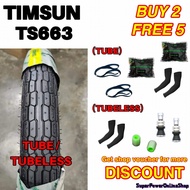 🎁 Ready stock & Free Gift BUY 2 free 5 🎁TIMSUN tahun 2025 Tube Tayar Tubeless Tayar TS663 250-18 275
