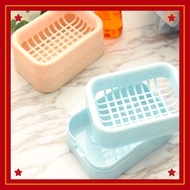 Soap holder, soap box, 2-tier soap box, pastel colour soap box