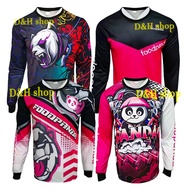 Food Panda Jersey Racing Bike Sportswear Motorcycle Long Sleeves Shirtsbutterfly