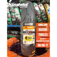 Kingland Axcero 90/80-17 Motorcycle Tire Ring 17 Tubeless motorcycle tire 90/80-17 outer tire 90/80-