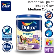 Dulux Inspire Interior Glow Interior Wall Paint - Medium Colours (5L)