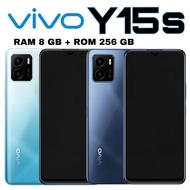 Vivo Y15s Ram8GB Rom256GB ขนาดจอ 6.51 นิ้ว แบตเตอรี่ 5000mAh พร้อมชาร์จไว 10W  หน่วยประมวลผล Mediatek : Helio P35 Octa Core Android 11 ของแถมครบชุดฟรี