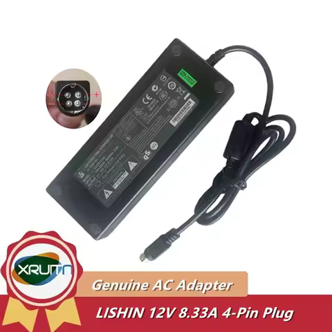 12V 8.33A 4-Pin AC Adapter Charger for Synology NAS DS918 Plus DS916 DS415+ DS414 EA11011D-120 Power
