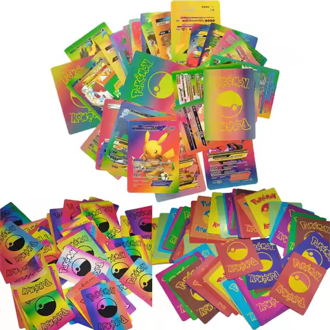 Pokemon Anime Card Store Game Collection Card 55PCS Spanish French English Pokemon Booster Box Chari