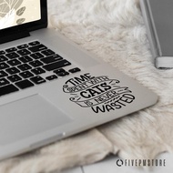 Quote Time Spent Sticker with paint - Quote Time Spent Sticker with paint for Mac Asus Acer laptop