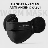 Earmuff+Masker Dewasa Winter 2 in 1 Hangat dan Lembut Pria Wanita *RBK