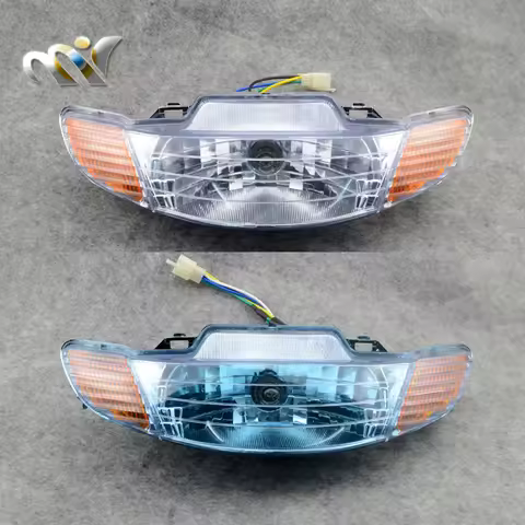 motorcycle lights motorcycle headlights white blue headlight for Honda DIO 50cc ZX AF34 AF34.5 AF 34