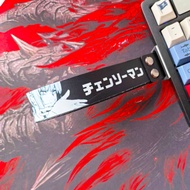 Custom PU Nylon Makima Anime Strap for Mechanical Keyboard Decorative Ribbon for Wooting 60HE & ATK6