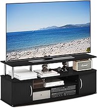 Furinno Stand, Unit for TV Up to 55 Inch, Engineered Wood, 119.9(W) x 49.8(H) x 40.1(D) cm, American