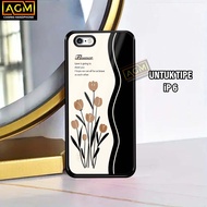 HP Latest iP 6/ 6S Case Shiny Case - New Glossy Case casing iP 6/ 6Shp [BUTTERFLY MOTIF] -AGM Case H