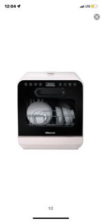 樂信RDW-J6W 座枱式洗碗碟機