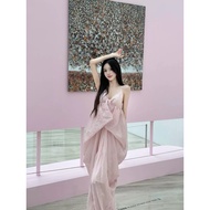 Sweet goddess pink halter dress Aphrodite