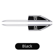 Đề Can Dán Chắn Bùn Xe Hơi Bằng Thép Không Gỉ 2 Cái/bộ Biểu Tượng Mô Hình Xe Hơi Phụ Kiện Trang Trí 