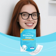 Advanced 7 Strips Teeth Whitening Strips with Hydrogen Peroxide & Mint Extract – Radiant, Glossy Smi