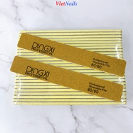 Lot of 25 Dingxi Yellow Abrasive Files 80/80 - Dingxi Yellow Abrasive Files Powder Breaking Gel File