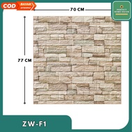 Wallpaper 3D FOAM / Wallpaper Dinding 3D Motif Foam Batiky/Wallfoam Batik 4MM