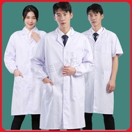 Doctor Uniform Pharmacist Uniform Isolation Clothing Lab Clothing White Robe Lab Clothing White Coat
