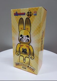 Rabbrick R@bbrick 400% 金色福字 達磨 達摩 兔 Bearbrick Be@rbrick