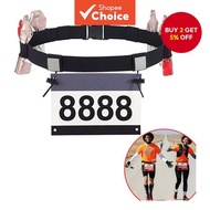 Reflective Elastic Running Triathlon Cycling Bib Belt Sports Competition