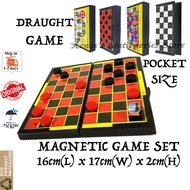 [DRAUGHT GAME] MAGNETIC GAME SET CHILDHOOD MEMORIES GAME [POCKET SIZE]