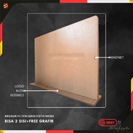 Acrylic photo brochure flyer stand