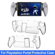 ANTHESIA with Kickstand Handheld Console Case Transparent Game Accessories Protective Cover Professional Crystal Full Coverage Shell for Playstation 5 Portal